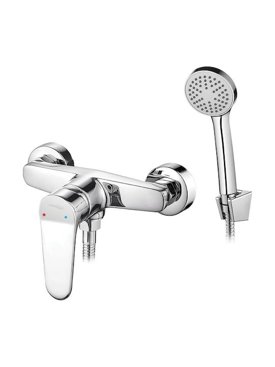 Kuchinox Mischbatterie Für Dusche Thermostatisch Komplettes Set Silber