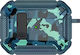 Coteci Ap-64 Mecha2 Калъф в син цвят за Apple A...