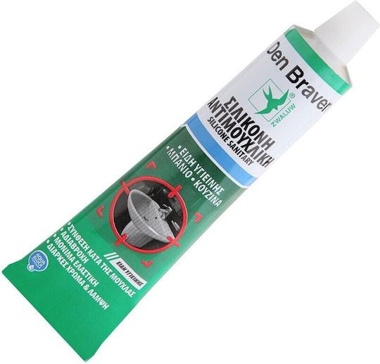 Bostik Den Braven Σφραγιστική Σιλικόνη Αντιμουχλική Διάφανη 80ml