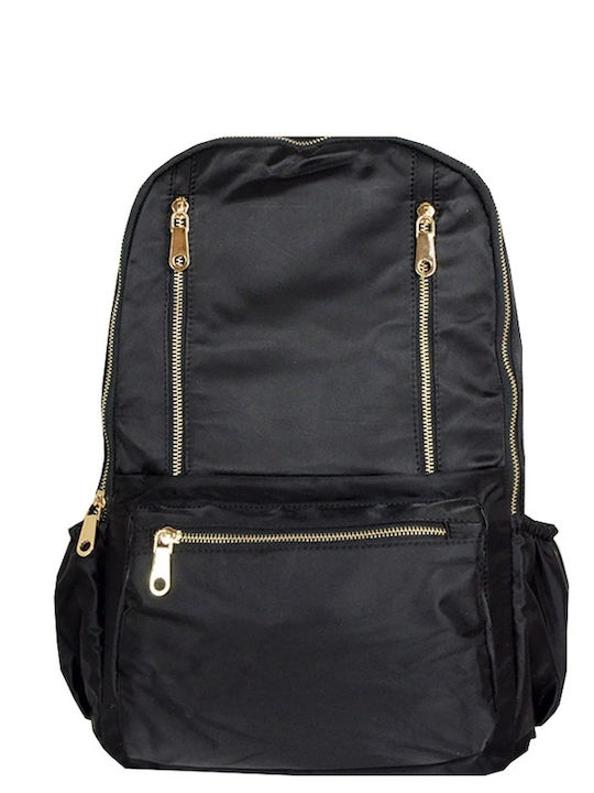 Rock Club School Backpack Black