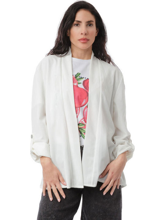 Silia D Women's White Blazer