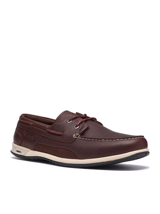 Clarks Sail Leather Men's Moccasins in Brown Co...