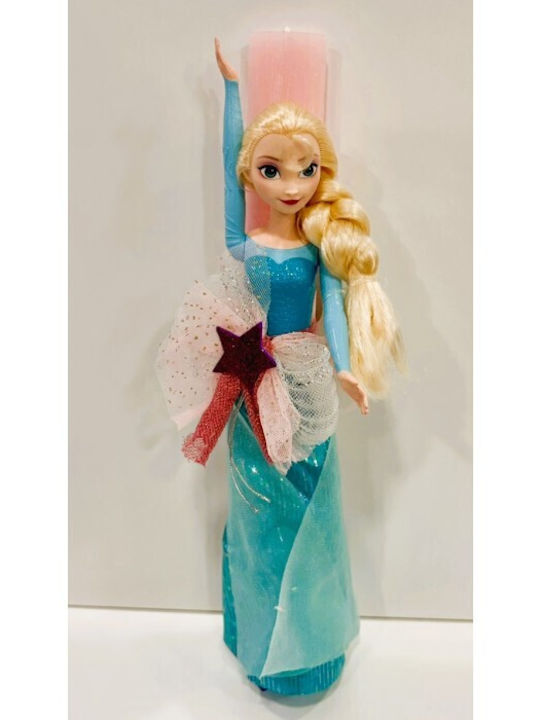 Χειροποίητη Λαμπάδα Κούκλα Disney Princess Frozen 26023