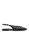 Women's Ballerina Shoes Slingback With Strap In Black Colour