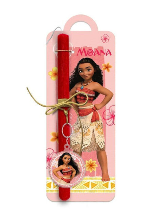 Moana Πασχαλινή Λαμπάδα Πορτοκαλί 30cm