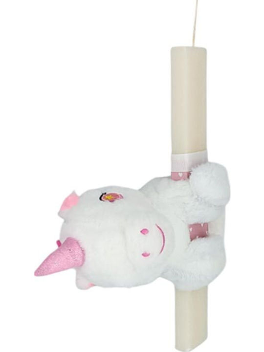 Handgefertigte Beduftete Osterkerze Für Mädchen Plüsch Snap Armband Einhorn