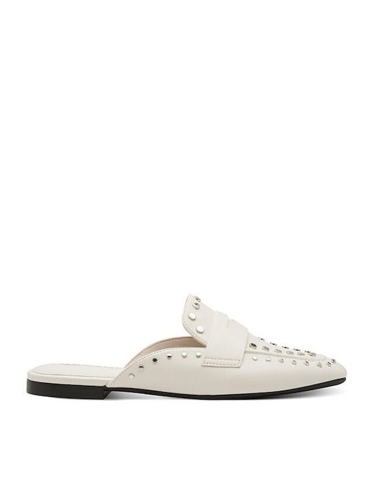 Tamaris Flat Damen Pantoletten in Weiß Farbe