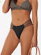 Bikini Bottoms Black Slip