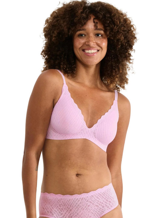 Sloggi Feel Women's Athletic Bralette Pink with...