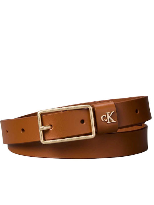 Calvin Klein Curea Dama Din Piele Maro
