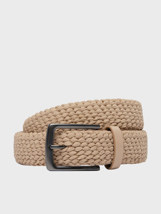 Calvin Klein Ανδρική Ζώνη Μπεζ