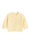 Kinder-Strickjacke Gelb