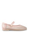 Kids Ballerinas with Hoop & Loop Closure Pink