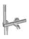 Deante Thermostatic Bathtub Mixing Faucet Complete Set Gray