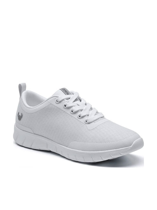 Suecos Arbeitschuhe Weiß mit SRC Rutschfestigkeit
