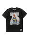 Sportliches T-Shirt Schwarz BMTRINTL1726-DNUBLACK