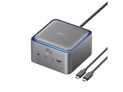 Anker Prime TB5 Thunderbolt 5 Лаптоп Докинг Станция с HDMI 4K Поддръжка на PowerDelivery Ethernet Anker Prime TB5 Thunderbolt 5 Лаптоп Докинг Станция с HDMI 4K Поддръжка на PowerDelivery Ethernet
