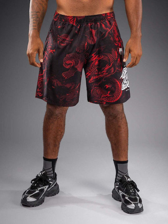 Șorturi De Antrenament Venum 20th Anniversary Training Shorts Negre Roșii