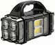 Solar Led Powerful Flashlight Lantern Rechargeable Usb Power Bank Phone Charger Macr26 Oem
