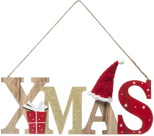 Weihnachtsbuchstaben Holz Creme 10,5x30