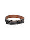 Flamingo Hundehalsband Collar Montana Leder Schwarzes M 37-45cm X 20mm
