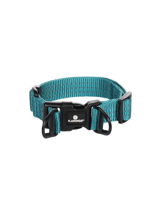 Flamingo Dog Collar Zorba Turquoise XLarge 55-75cm 38mm