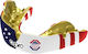 Μασέλα Opro Instant Custom Licensed Usa Taekwondo Mouthguard White Red Blue