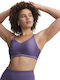 Crossback Low Women's Athletic Sports Bra Purple