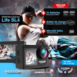 Patona Life SL4 5K 5K Underwater Batteries + Dual Charger + 64GB Card + Accessories