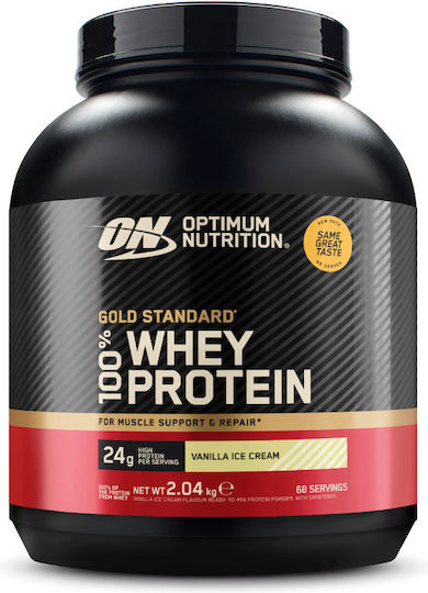 Optimum Nutrition Gold Standard 100% Whey Protein with Vanilla Ice Cream Flavor 2.015kg