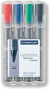 Staedtler Lumocolor Μαρκαδόροι Υπογράμμισης 2mm Σετ 4τμχ