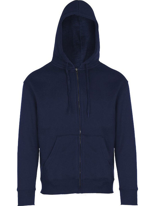 About Basics Men's Promotional Long Sleeve Sweatshirt French Navy 00150B-NVY