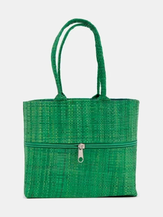 Rock Club Straw Women's Handbag Green