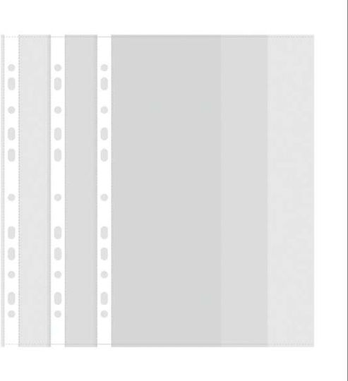 Deli Binder Pocket P Type A4 Reinforced Glossy 80 Micron 100 Pieces