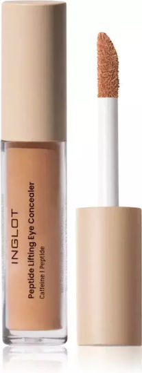 Inglot Пептиден Лифтинг Течен Коректор За Околоочен Контур Цвят 210 Розово Кафяв Обем Мл 4.6