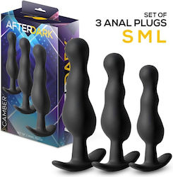 LateToBed Camber Anal Plug Set Small 3 Pieces