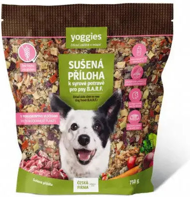 Dried Snack Raw Food Barf Buckwheat Flakes Vegetables Fruits & Herbs 750g Yoggies