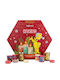 Haribo Weihnachtskerze Glas Lila