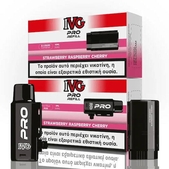IVG Ηλεκτρονικό Τσιγάρο μιας Χρήσης Strawberry 2ml 20mg Κόκκινο