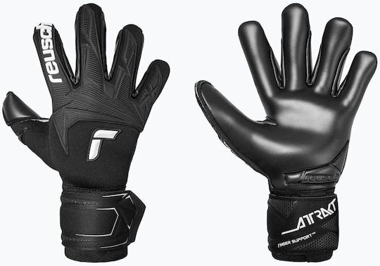 Reusch Infinity Finger Support Goalkeeper Gloves Adults Black