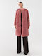Long Women's Fur Pink