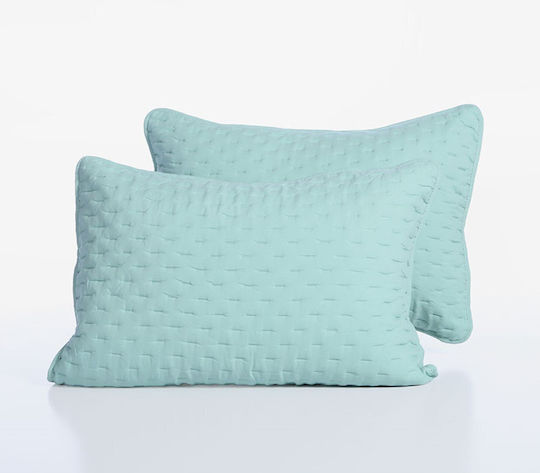 Nef-Nef Homeware Adelle Set Kissenbezüge Gesteppt Grün 52x72cm