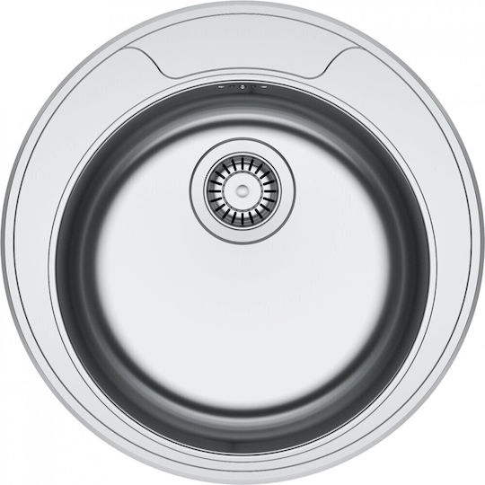 Franke Drop-In Kitchen Sink Inox M50.9xW50.9cm Gray