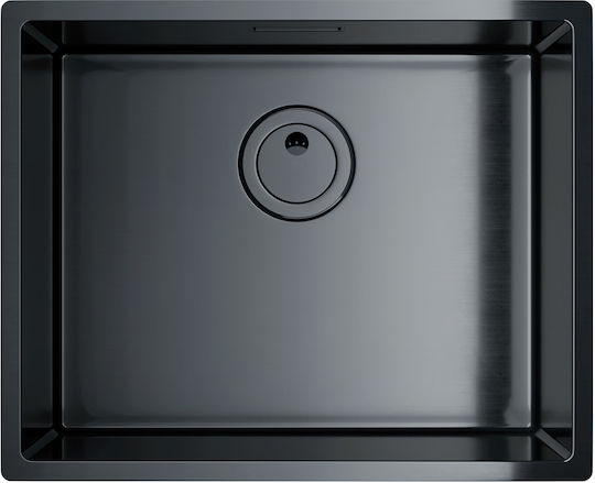 Globalo Υποκαθήμενος Inox Μ44xΠ54cm Γκρι Globalo Υποκαθήμενος Inox Μ44xΠ54cm Γκρι