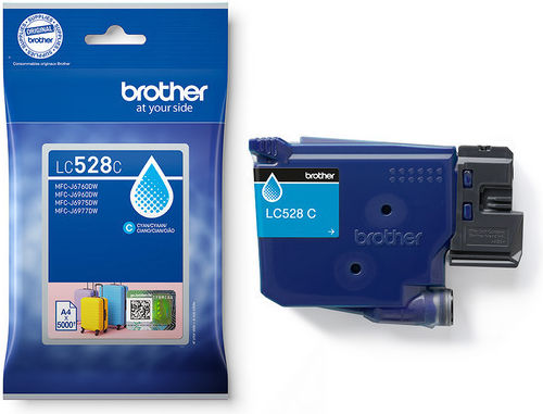 Brother LC528C Original Inkjet Printer Ink Cyan (LC-528C)