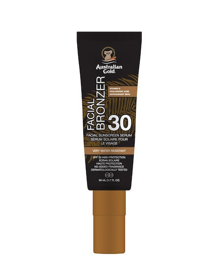Australian Gold Serum Bronzant Facial Waterproof Produse Cu Protecție Solară Față Protectie Solara (SPF) 30 50ml