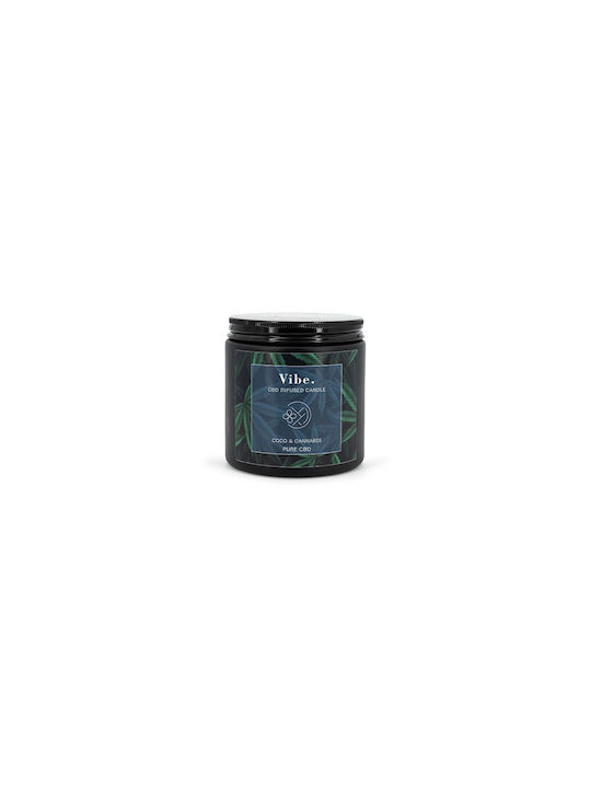Candle Light Aromatic Soy Candle in Jar with Coconut Scent 350g