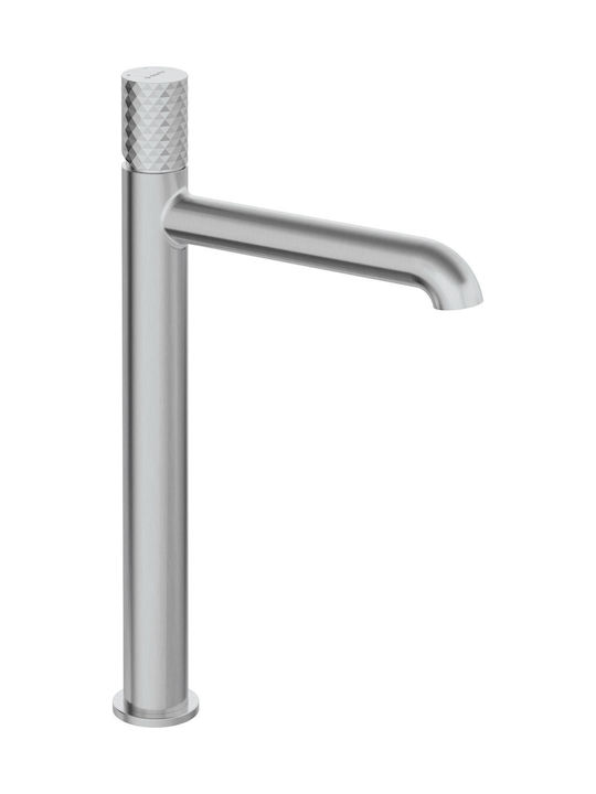 Deante Mixing Salon Shampoo Bowl Sink Faucet Tall Gray