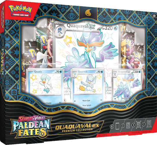 Pokemon Premium Collection Quaquaval Paldean Schicksale Booster-Pack