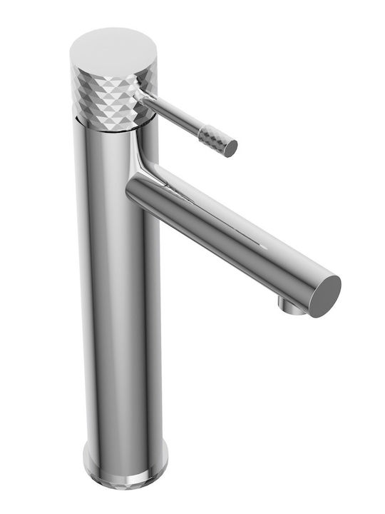 Granitan Tall Silver Sink Mixing Faucet